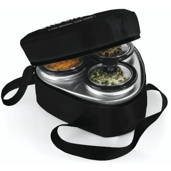 Crock- Pot Little Triple  Dipper - NIB - Picture 2 of 10